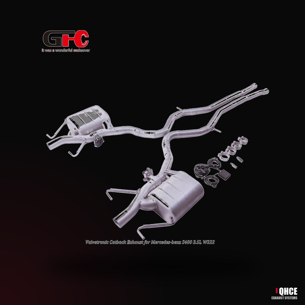 QHCE mercedes-s400-w222-catback