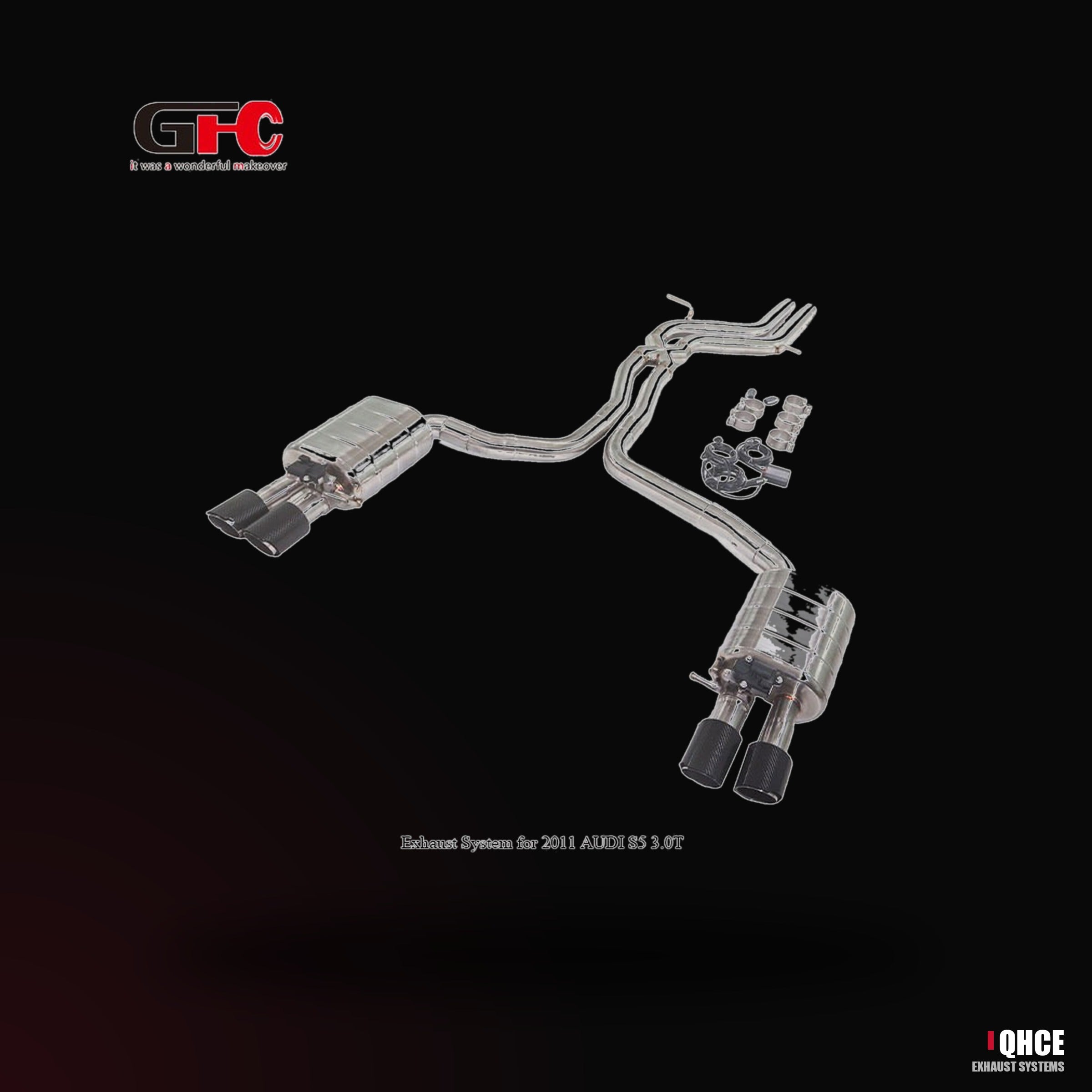 QHCE audi-s5-b8-catback