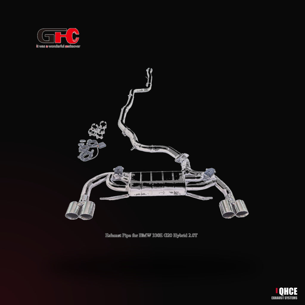 QHCE bmw-330e-g20-catback