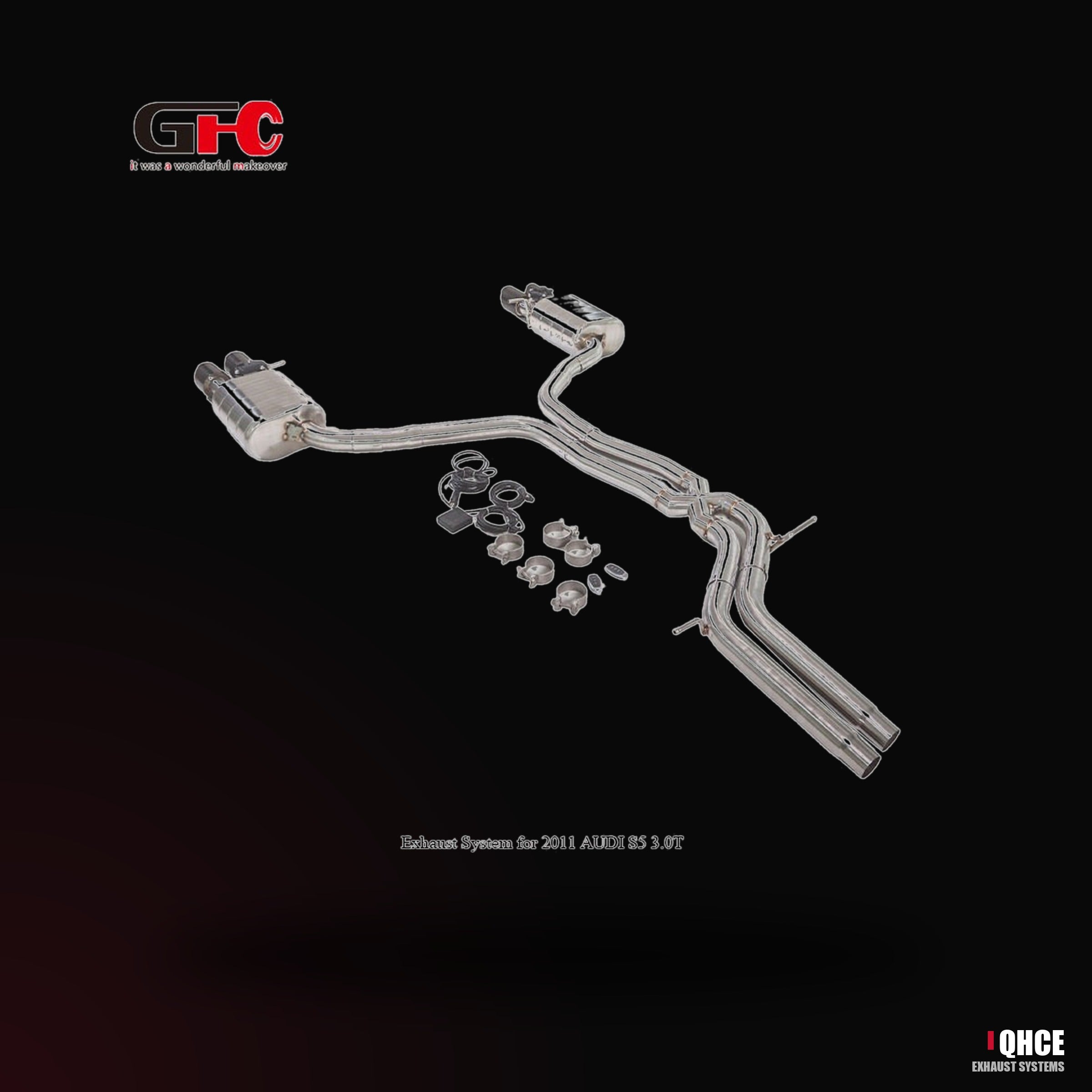 QHCE audi-s5-b8-catback