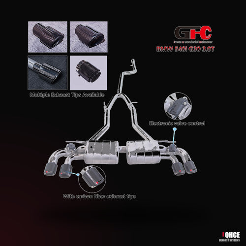 QHCE bmw-540i-g30-catback