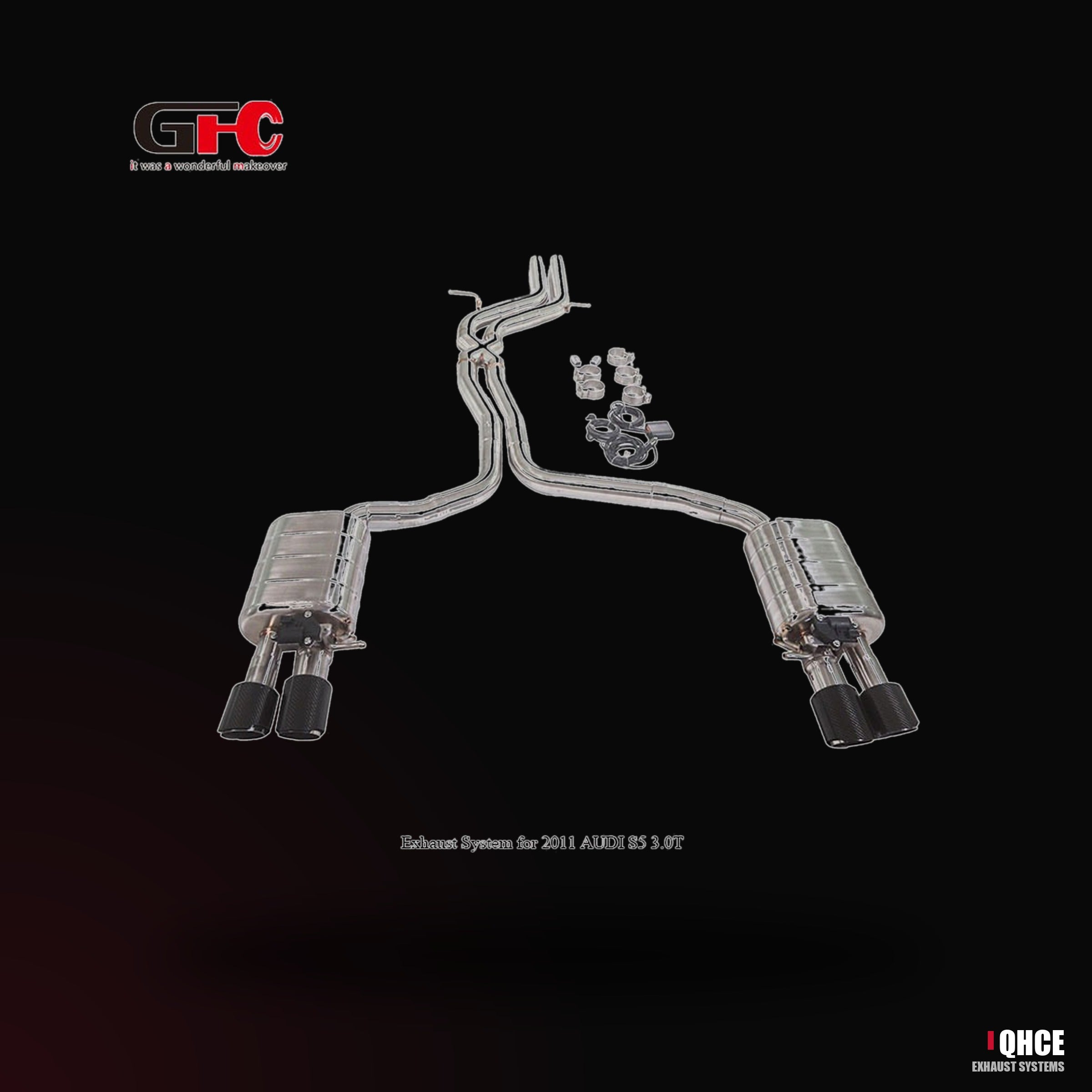 QHCE audi-s5-b8-catback