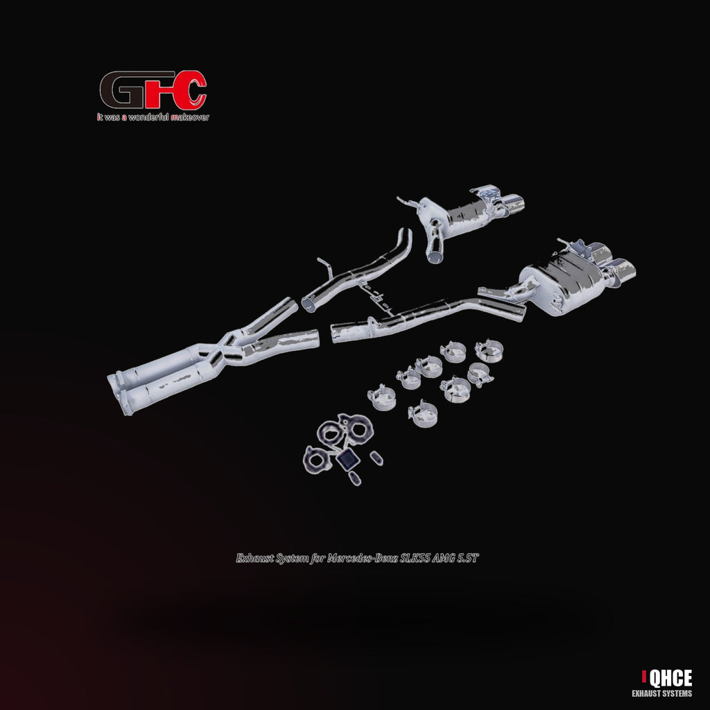 QHCE mercedes-slk55-catback