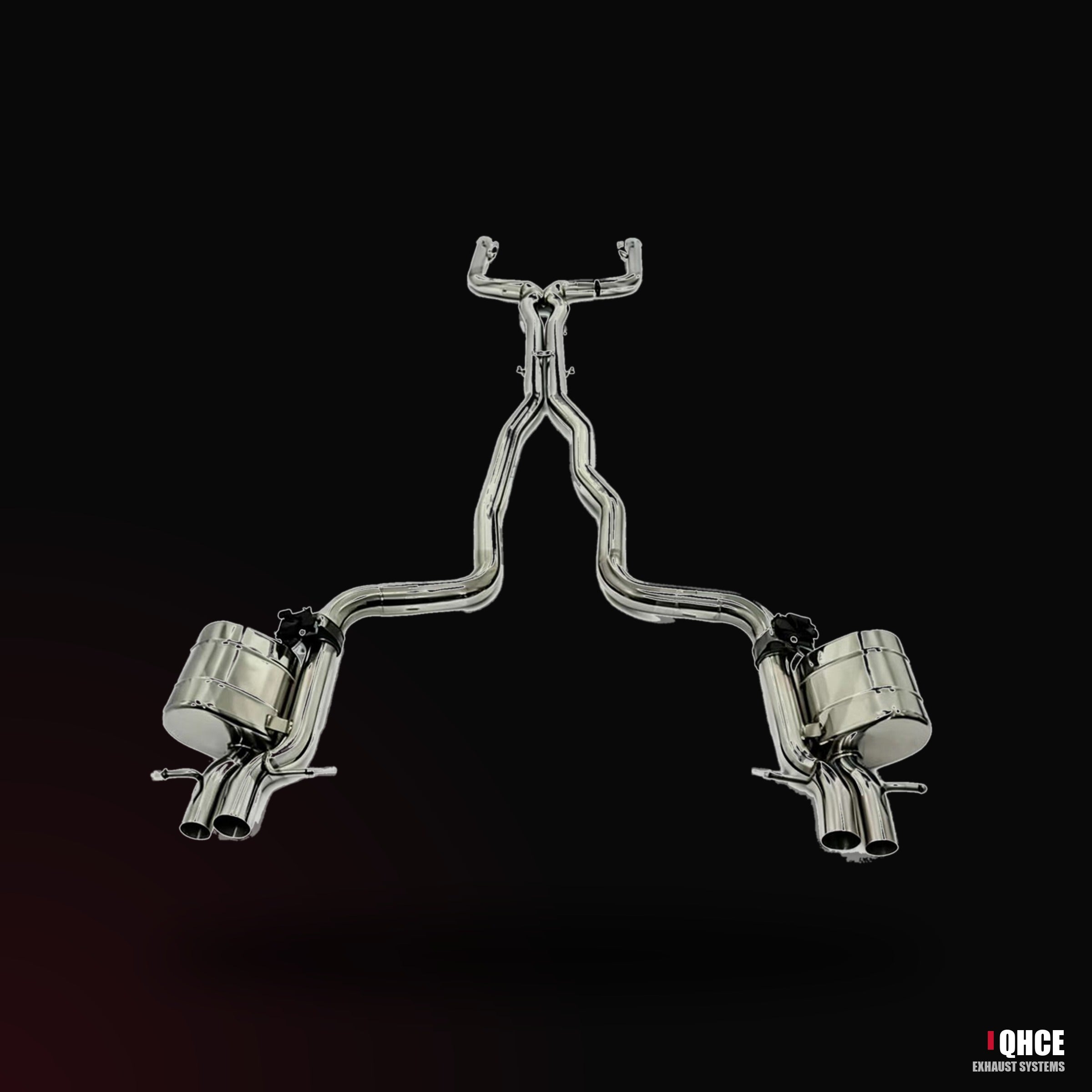 QHCE mercedes-c63-amg-w205-catback catback