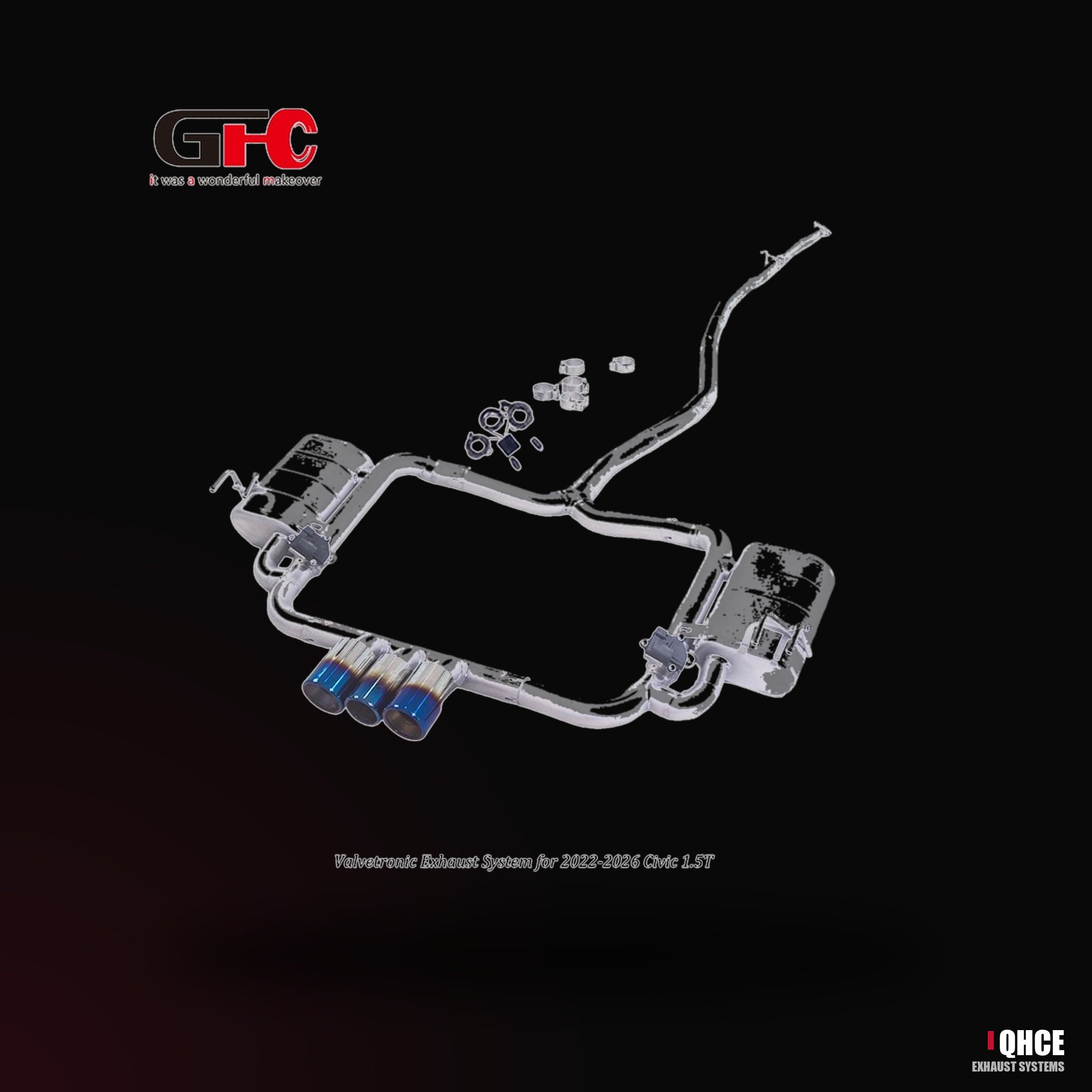 QHCE honda-civic-11th-gen-catback