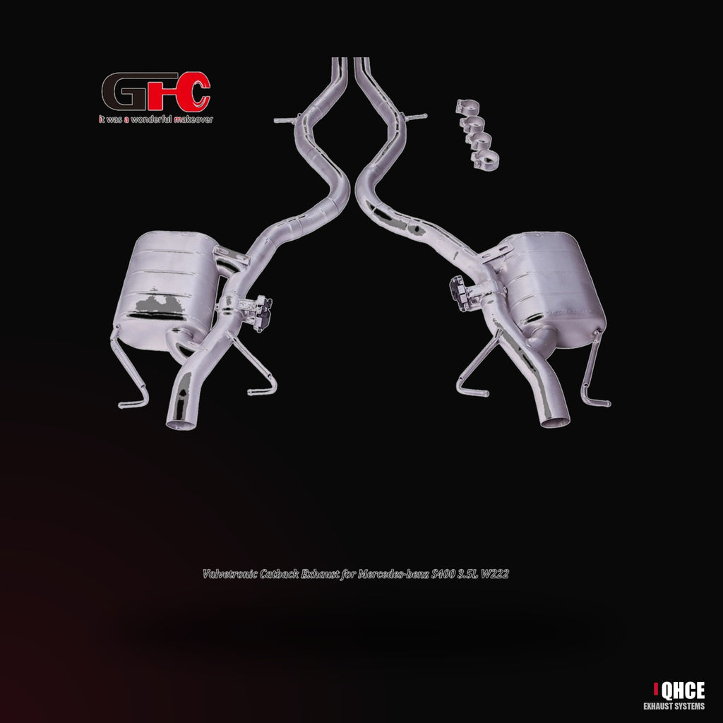 QHCE mercedes-s400-w222-catback
