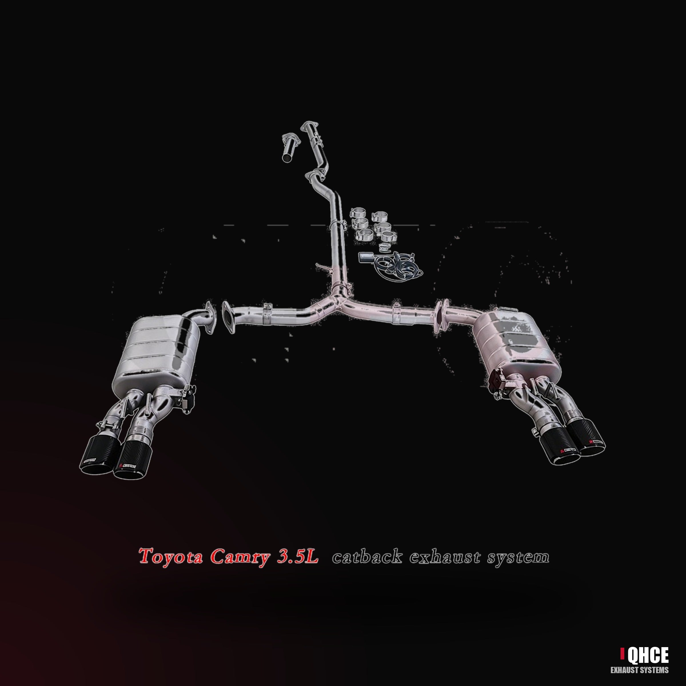 QHCE toyota-camry-v6-catback