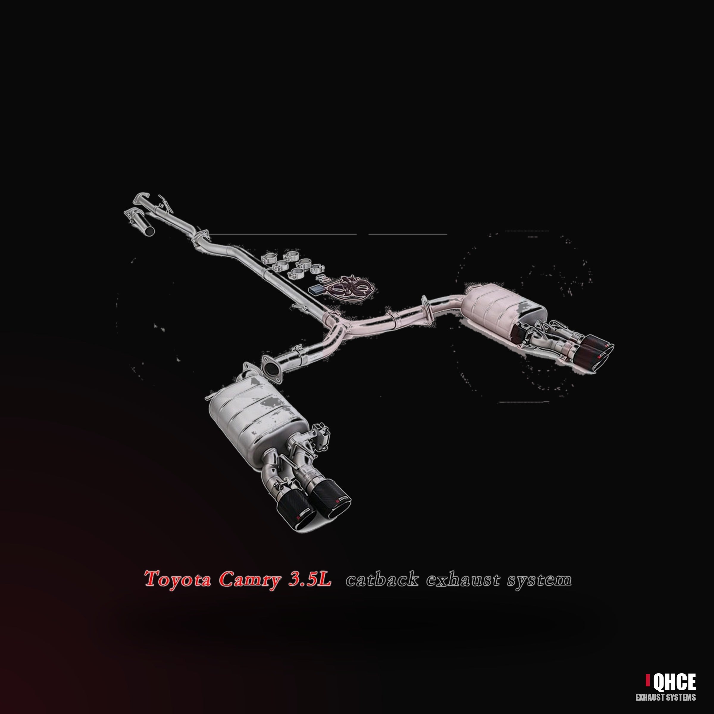 QHCE toyota-camry-v6-catback