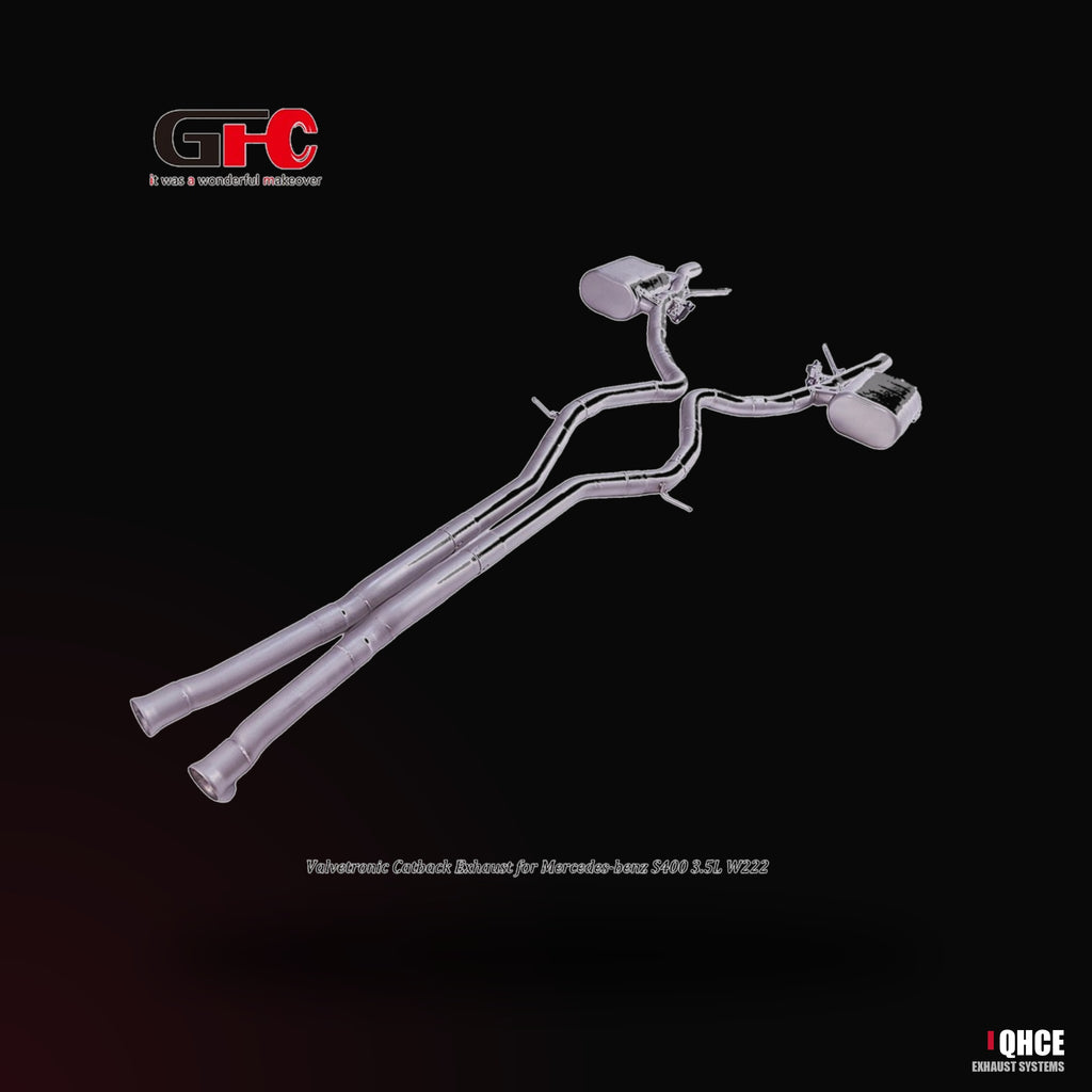 QHCE mercedes-s400-w222-catback