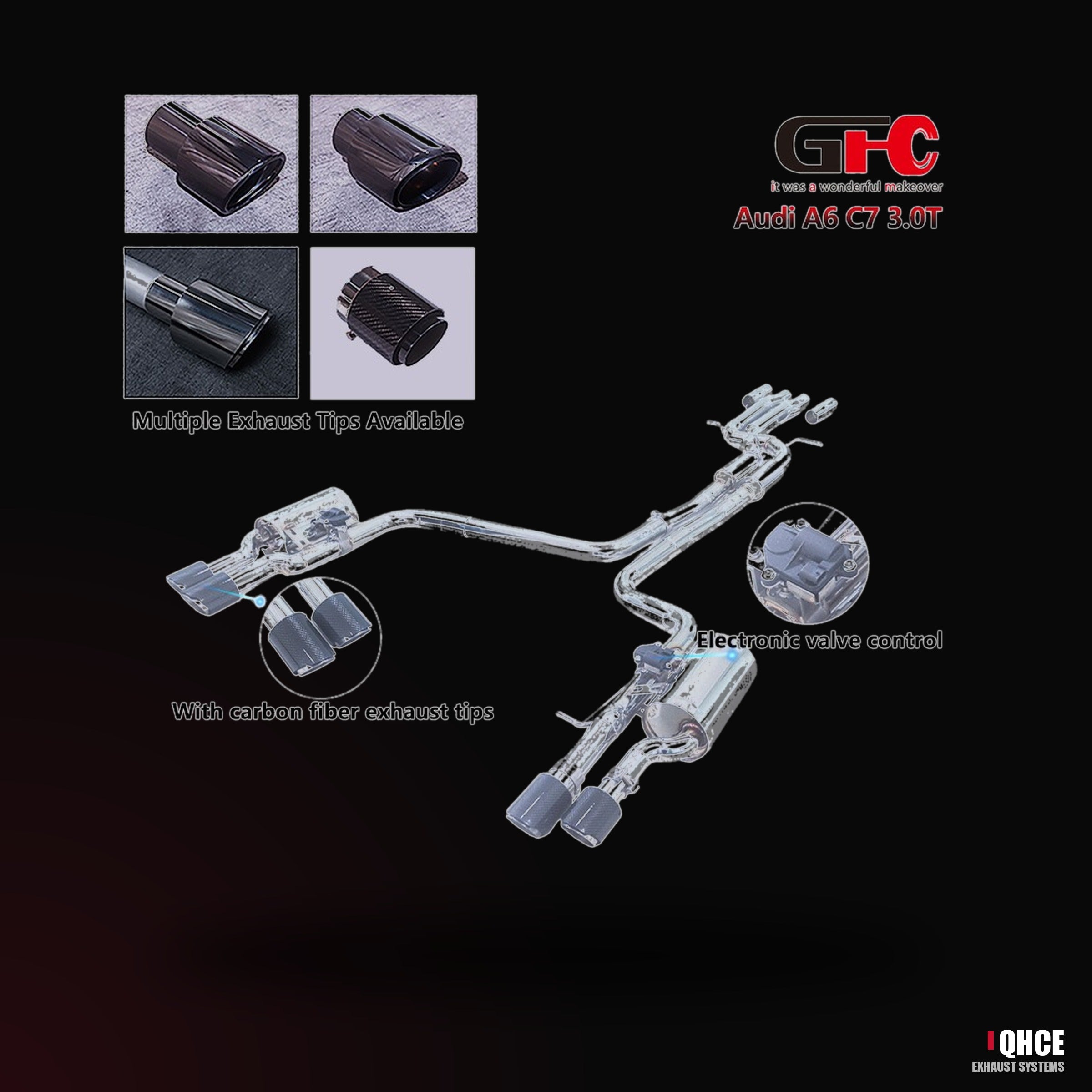 QHCE audi-a6-a7-c7-catback