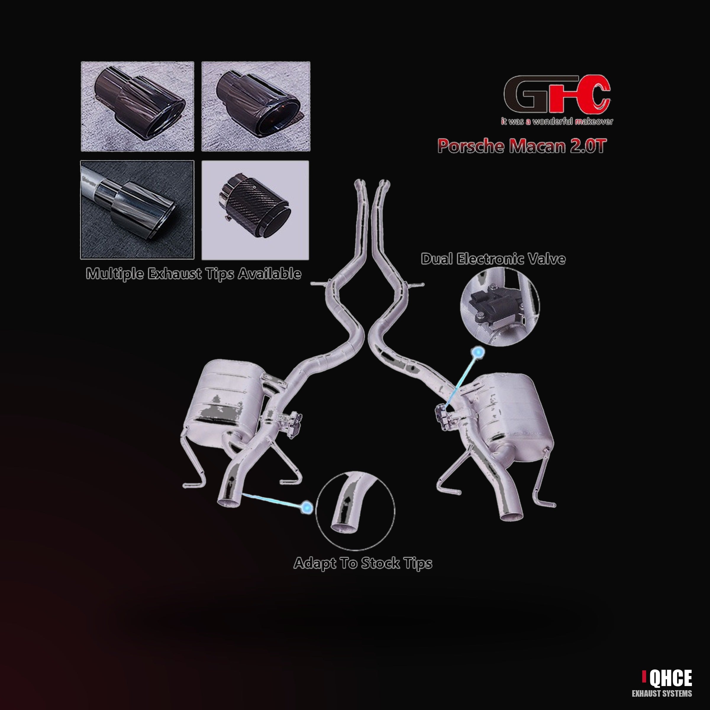 QHCE mercedes-s400-w222-catback