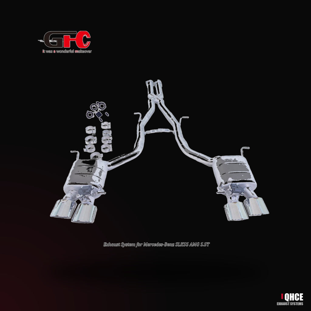 QHCE mercedes-slk55-catback