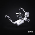 QHCE 718 Cayman Catback — carbon tips, valvetronic