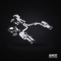 QHCE Audi A6 / A7 C7 Catback — carbon tips, valvetronic