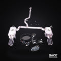 QHCE BRZ / GR86 Catback — carbon tips, valvetronic