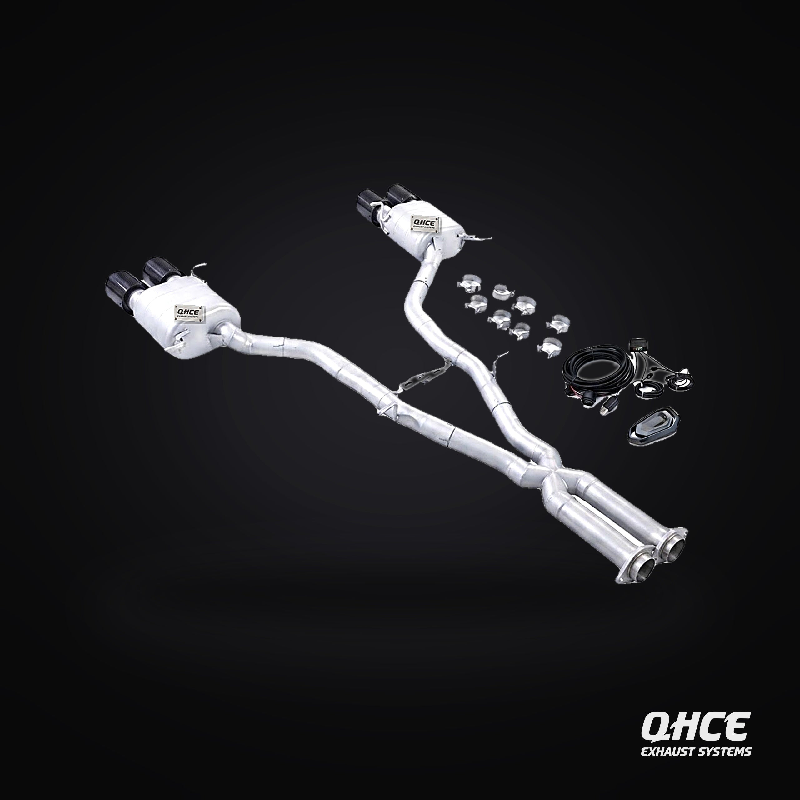 QHCE mercedes-slk55-catback hero